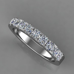 3mm blank ring med 9x0,08ct briljanter Close together Supreme 3mm
